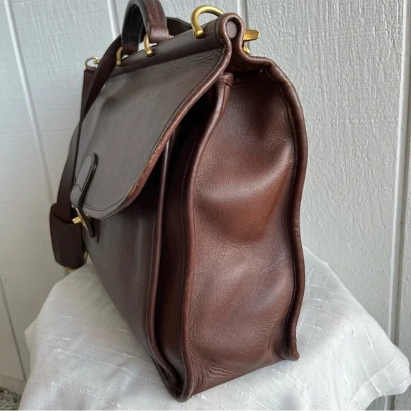 Coach Vintage Y2K Beekman Briefcase 5266 in Mahogany - Picture 11 of 12